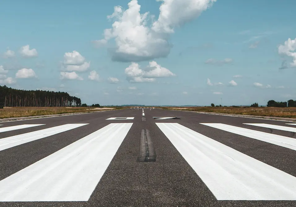 Airport runway protected zones assessed for Annex 14 safety compliance.